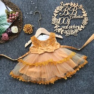 [ 0m - 30m ] Baby Kids Princess Gown (Gown Birthday / Gown Flower Girl ) #720