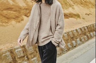 「新春優惠」 comoli 20aw cashmere crew knit  3B jacket