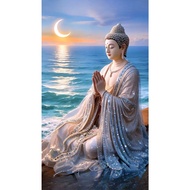 5d diamond painting (full diamond painting) - Shakyamuni Buddha painting model - homemade diamond pa