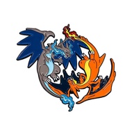 Super Charizard XY Evolution Badge Double Dragon Dragon Dance Badge Costume Accessories Badge Backpa