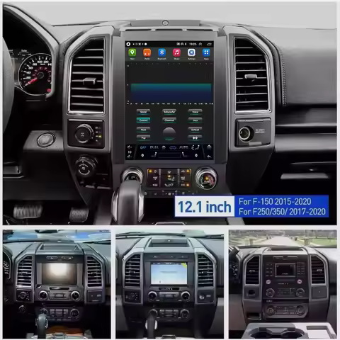 8GB 256GB Android Radio for Ford F150 2015 -2022 Car GPS Navigation Touch Screen Carplay Car Media V