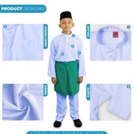 Baju Melayu Sahaja (Kain Biru Nila Koshibo)