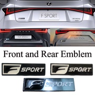 OAPC 1pcs F Sport Front and Rear Emblem Sticker Badge (Good Quality)