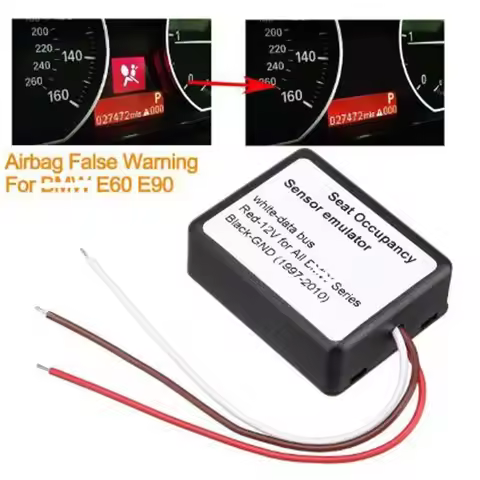 New Sensor Emulator Passenger Seat Occupancy Mat Bypass SRS Air-bag Faulty Warning Code For BMW E60