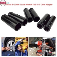 POP 1/2" Drive Socket Impact Wrench Hex Socket Head 8-24mm Adapter Spanner Converter