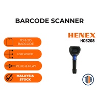 Henex HC5208 1D / 2D Barcode Scanner QR Scanner Handheld Scanner