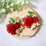 [Bros] Hijab Brooch / Chest Brooch / Chest Corsage / Chest flower for women made of mulberry paper