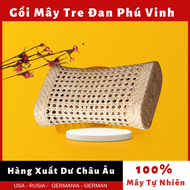 Gối mây tre đan làng nghề Phú Vinh BAMBOO ECO  chất liệu tự nhiên thoáng mát (100% mây tự nhiên)