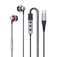 REMAX Orignal RM-635A Type C Wired Voice Changing Earbuds Changer Earphones Pure Misic and Control H