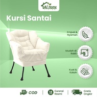 Aihome Living Minimalist Sofa Chair Modern Soft Sofa Relaxing Chair Guest Chair Thick Backrest