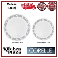 (Loose) CORELLE Livingware Modena Plate (2 Size to Choose) Dinner Plate/Luncheon Plate