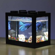 TOPINCN Akuarium Mini Lego Block with Colorful LED - TOP5 toko goniyun medan