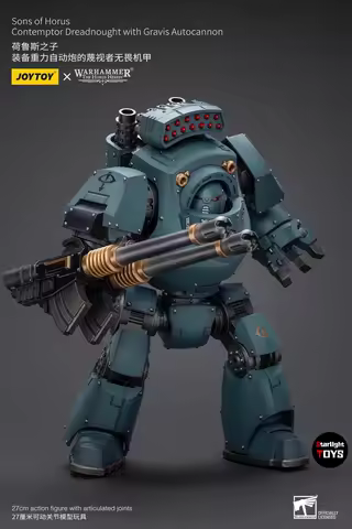 JOYTOY Warhammer 40K Sons of Horus Contemptor Dreadnought with Gravis Autocannon