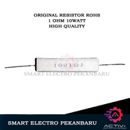 ORIGINAL ROHS RESISTOR 10 WATT 1 OHM RESISTOR CHALK 10WATT 1OHM RESISTOR 1 R 10 W 10W 1R RESISTOR 10