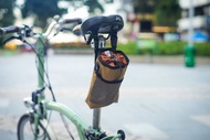 Brompton 兩用自行車坐墊包 - X-PAC (美國面料) 卡其金
