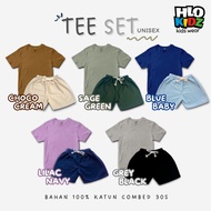 KATUN HLO KIDZ T-SHIRT SET ONESET SET TEE BOYS GIRLS UNISEX SHORT COTTONPOLOS