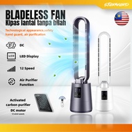[READY STOCK]2026 Standing Bladeless fan Vertical Fan HEPA Air Purifier Strong Air Intelligent Timin
