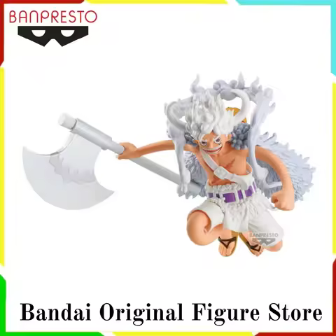 Original Banpresto One Piece Anime Nika Luffy Cross Posing Action Figurine Toys PVC Model Figuarts C