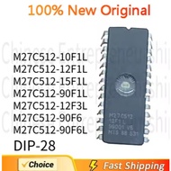 1PCS DIP-28 M27C512-10F1L M27C512-12F1L M27C512-15F1L M27C512-90F1 M27C512-90F1L M27C512-12F3L M27C5