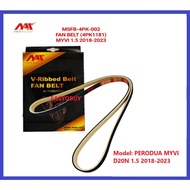 MEAUSU FAN BELT MSFB-4PK-002 4PK1181  Model: PERODUA MYVI D20N 1.5 2018-2023