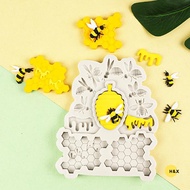 H&X 3D Beehive Silicone Mold for Cake Decorating & Chocolate - Baby Shower Birthday Tool null