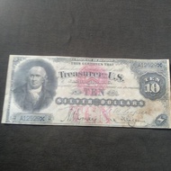 Uang kuno Amerika 10 Dollar 1878 silver dollar