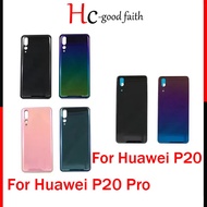 New high quality For Huawei P20 / P20 Pro Battery Back Cover Housing Glass Case Rear Door Replacement With Adhesive