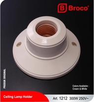 BROCO FITTING BULAT PLAFON BROCO FITING LAMPU SNI