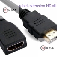 Kabel HDMI Extension 30cm / Perpanjangan Kabel Hdmi M-F 30 cm