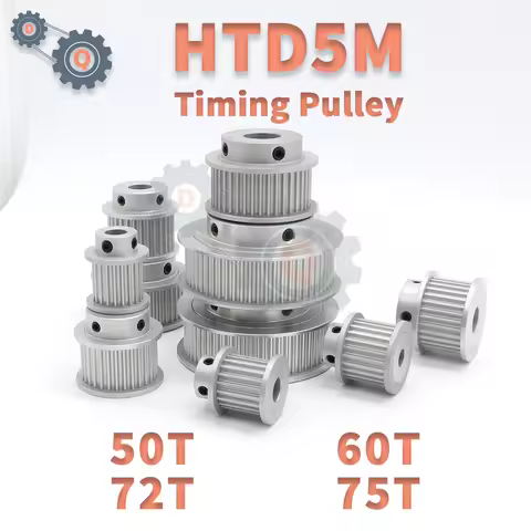 HTD 5M Timing Pulley 5M 50Teeth 60Teeth 72Teeth 75Teeth HTD5M Pulley 5M 50T 60T 72T 75T 5M Tooth Pul
