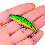 6 Colors Fishing Lure 6g/6cm Sinking Minnow 3D Eyes Laser Trolling Plastic Buzz Lure Casting Artific