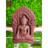 Kruba Krissana~蝴蝶王师傅早期2558-59佛历督造的Yak Khun Phon佛牌-特别版双符管-S