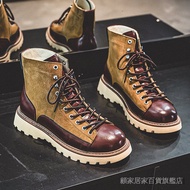 Martin Boots Men's Motorcycle Boots Martin Boots Martin Shoes Martin Boots Boots Ami Khaki American 