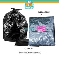 Heavy Duty Garbage Bag / Rubbish Bag / Beg Sampah Tebal Plastic Garbage BagThick/Tebal Plastik Beg S