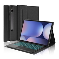 XPRO - Leather Modern - Samsung Galaxy Tab S10 Ultra Keyboard Case 皮革蓋面鍵盤防撞座枱支架平板保護套 FE S9+ S8 S7 LI