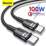 Baseus  5A 100W Type C To Type C Cable Quick Charge USB C Cable for Xiaomi 10 8 Pro Nintendo Switch 