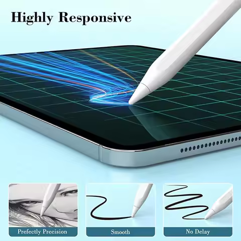 For Apple Pencil 2nd Generation Original iPad Pencil 2 Stylus Pen For iPad Pro 11 12.9 Air 8 9 10 Th