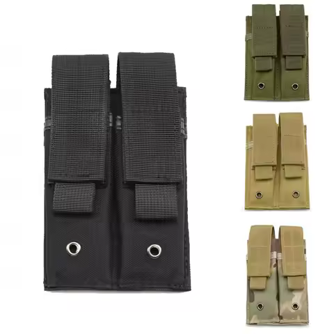 9mm Magazine Pouch Single Double Magazine Pouch Outdoor Molle Open Top Magazine Pouch for Glock M191
