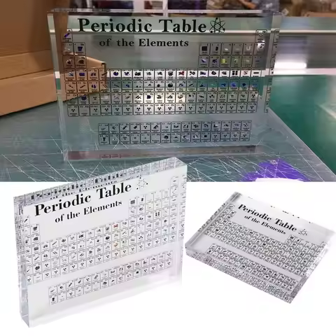 Crafts Acrylic Periodic Table of Elements with 83 Elements Prints Periodic Table Display Teaching To