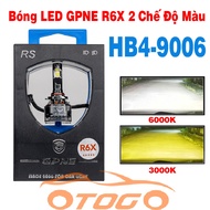 GPNE R6X Led Bulb HB4-9006 Base, 2 Modes White Yellow Specialized for Underbody Lights