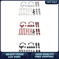 ReadyStock-RC Car Upgrade Pull Rod Suspension Frame Steering Gear Pull Rod Seat Set for 1/16 C64 C74
