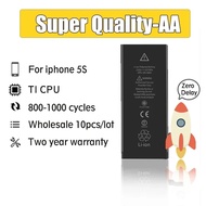 10pcs/Lot Real Capacity 1560mAh Core Protection Board 3.7V Zero Cyclic Battery For iPhone 5S 5GS Rep