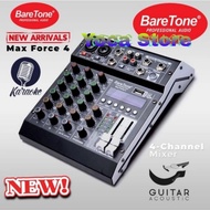 New Baretone 4 Channel Max Mixer Force 4 Bluetooth Mixer