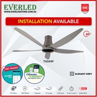 [FREE INSTALLATION] KDK 150 cm (60") Ceiling Fan T60AW DC fan *1 YEAR LOCAL WARRANTY *