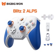 Bigbig Won Blitz 2 TMR Controllerไร้สายบลูทูธGamepads Somatosensoryตัวควบคุมที่กําหนดเอง 2000Hzสําหร