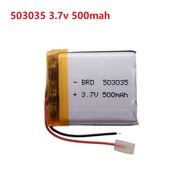 503035 3.7v 500mah lithium polymer battery 3 .7V volt li po ion lipo rechargeable batteries for dvd 