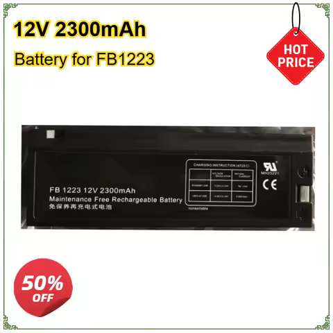 Battery for FORBATT FB1223 Lead-acid 12V 2300mAh for Mindray Monitor FB 1223 Maintenance-free Replac