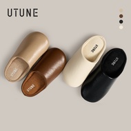 UTUNE Women's Cotton Slippers - Waterproof, Non-Slip Design for Wood Floors with Premium Leather