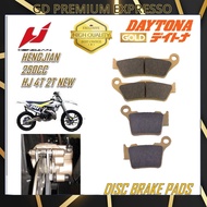 HENGJIAN DISC BRAKE PADS HENGJIAN 250CC HJ 2T V2 250CC HJ 4T V2 DIRT BIKE GOLD QUALITY