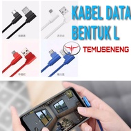 100Cm 1 Meter L-Shaped Data Cable Charger Game L Micro Usb Gaming Android